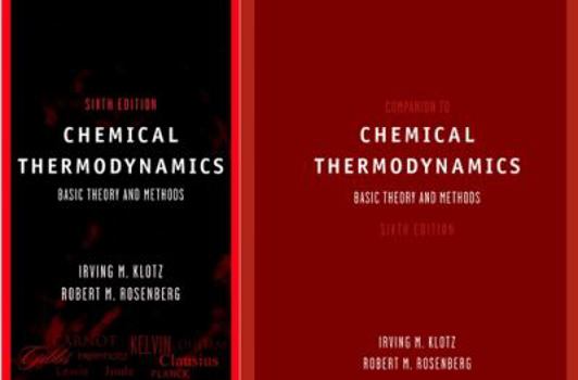 Hardcover Chemical Thermodynamics, Companion: Basic Theory and Methods Book