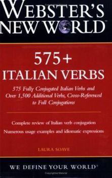 Paperback Webster's New World 575+ Italian Verbs (English and Italian Edition) Book