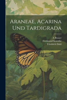 Paperback Araneae, Acarina und Tardigrada [German] Book