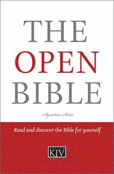 Hardcover Open Bible-KJV Book