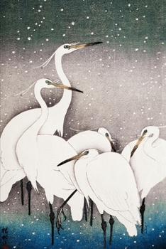 Paperback Journal: Egrets by Ohara Koson Book