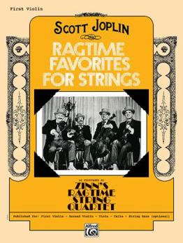 Paperback Ragtime Favorites for Strings: 1st Violin Book