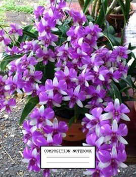 Composition Notebook: Cute Floral Flower College Ruled Journal with lined Paper for Taking Notes, Writing Workbook for Students, Teachers