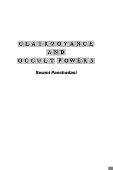 Paperback Clairvoyance and Occult Powers Book