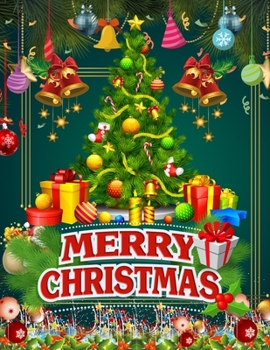 Merry Christmas: An Adult Coloring Book with Fun, Easy, and Relaxing Designs