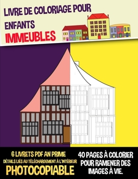 Paperback Livre de coloriage pour enfants (Immeubles) [French] Book