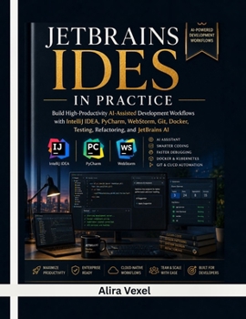 JetBrains IDEs in Practice: Build High-Productivity AI-Assisted Development Workflows with IntelliJ IDEA, PyCharm, WebStorm, Git, Docker, Testing, Refactoring, and JetBrains AI