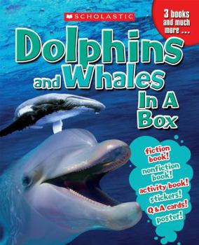 Paperback Dolphins and Whales in a Box [With Cards and Poster and 3 Books] Book