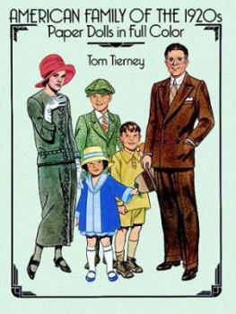 Paperback American Family of the 1920s Paper Dolls in Full Color Book