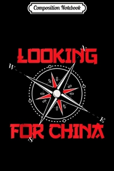 Composition Notebook: Mens Looking For China - Trinidad 2020 Carnival Soca Tank Top Journal/Notebook Blank Lined Ruled 6x9 100 Pages