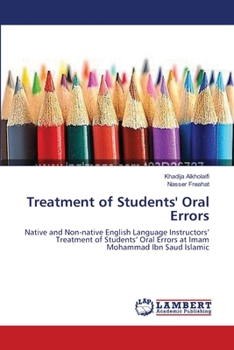 Paperback Treatment of Students' Oral Errors Book