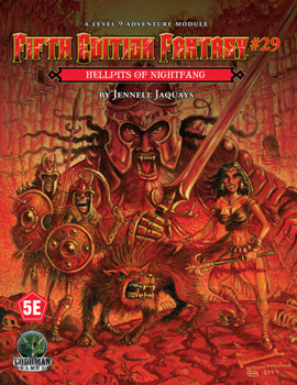 Paperback Fifth Edition Fantasy #28: Hellpits of Nightfang (5e) Book