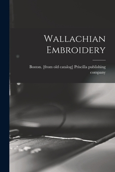 Paperback Wallachian Embroidery Book