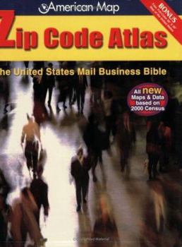 Paperback American Map United States Zip Code Atlas Book