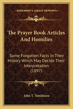 The Prayer Book Articles and Homilies