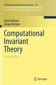 Paperback Computational Invariant Theory Book