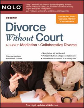 Paperback Divorce Without Court: A Guide to Mediation & Collaborative Divorce Book