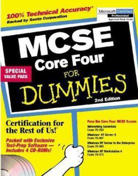 Paperback McSe Core Four for Dummies Book