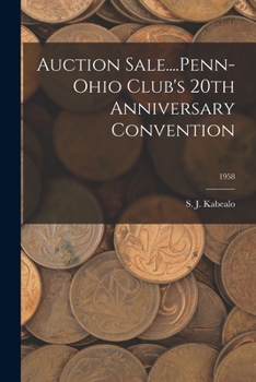 Paperback Auction Sale....Penn-Ohio Club's 20th Anniversary Convention; 1958 Book