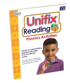 Didax Unifix Reading Phonics Activities Book, Grade 1 to 2