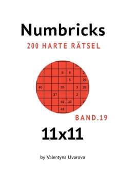 Paperback Numbricks: 200 Harte Rätsel 11x11 band. 19 [German] Book