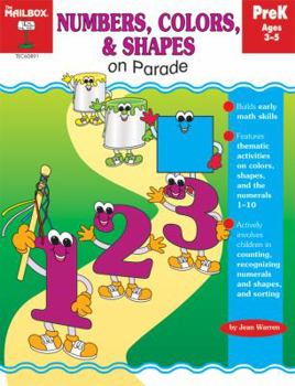 Paperback Numbers, Colors, and Shapes on Parade Book