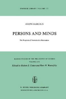 Paperback Persons and Minds: The Prospects of Nonreductive Materialism Book