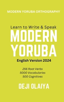 Paperback Learn to Write & Speak Modern Yoruba Book