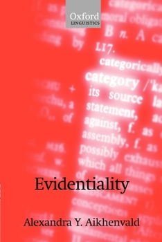 Paperback Evidentiality Book