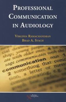 Paperback Professional Communication in Audiology Book