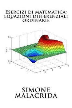 Paperback Esercizi di matematica: equazioni differenziali ordinarie [Italian] Book