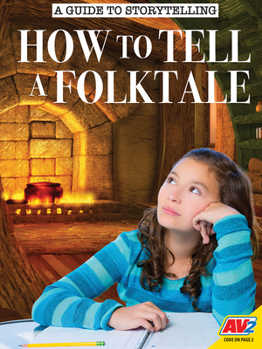 Library Binding How to Tell a Folktale Book
