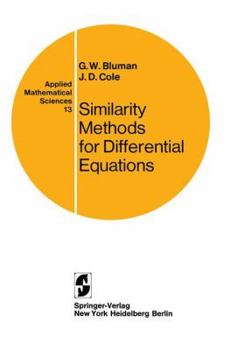 Paperback Similarity Methods for Differential Equations Book