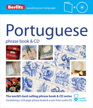 Paperback Berlitz Portuguese Phrase Book & CD Book