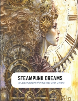 Paperback Steampunk Dreams: A Coloring Book of Industrial Gear Details Book