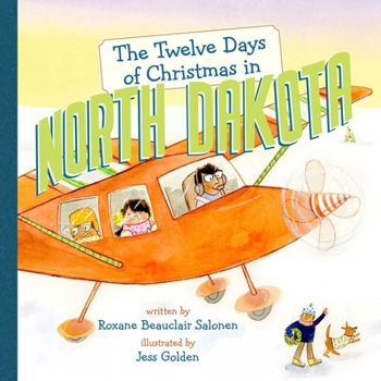 Hardcover The Twelve Days of Christmas in North Dakota Book