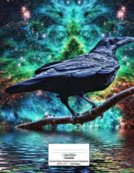 Paperback Cornell Notes Notebook: 8.5"x11" 120 page, Cornell Notebook: Raven on the Water Cover Design Book