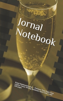 Paperback Jornal Notebook: Ruled Notebook/Journal - Premium Thick Paper Faux Leather Classic Writing Notebook, Black, Hard Cover, Lined 100 pages Book