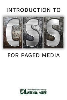 Paperback Introduction to CSS for Paged Media Book