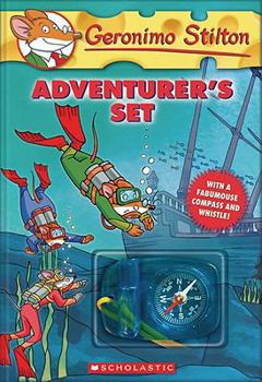 Hardcover Geronimo Stilton Adventurer's Set: Lost Treasure of the Emerald Eye/Four Mice Deep in the Jungle/The Temple of the Ruby of Fire/The Search for Sunken Book
