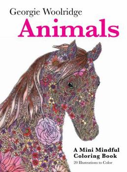 Paperback Animals: A Mini Mindful Coloring Book