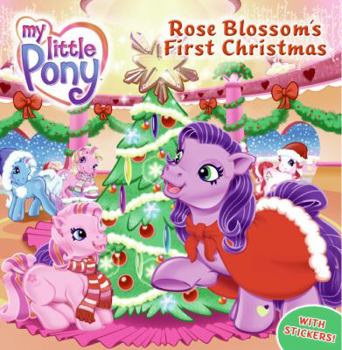 Paperback Rose Blossom's First Christmas [With Stickers] Book