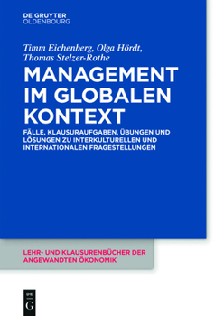 Paperback Management im globalen Kontext [German] Book