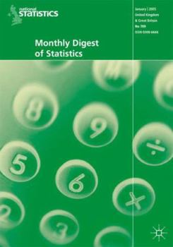 Paperback Monthly Digest of Statistics Vol 719 November 2005 Book