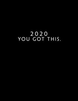 Paperback 2020: Week To View With Hourly Schedule - Weekly Planner January - December - 8.5 x 11 Dated Agenda - Appointment Calendar - Book