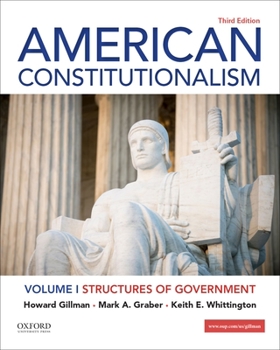 Paperback American Constitutionalism: Volume I: Structures of Government Book