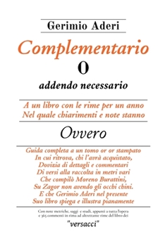 Paperback Complementario o addendo necessario [Italian] Book