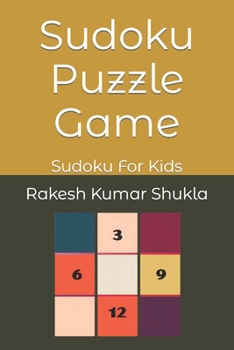 Paperback Sudoku Puzzle Game: Sudoku For Kids Book