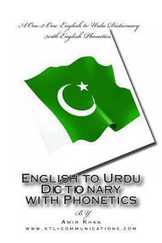 Paperback English to Urdu Dictionary with Phonetics Book