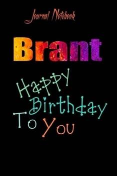 Paperback Brant: Happy Birthday To you Sheet 9x6 Inches 120 Pages with bleed - A Great Happybirthday Gift Book